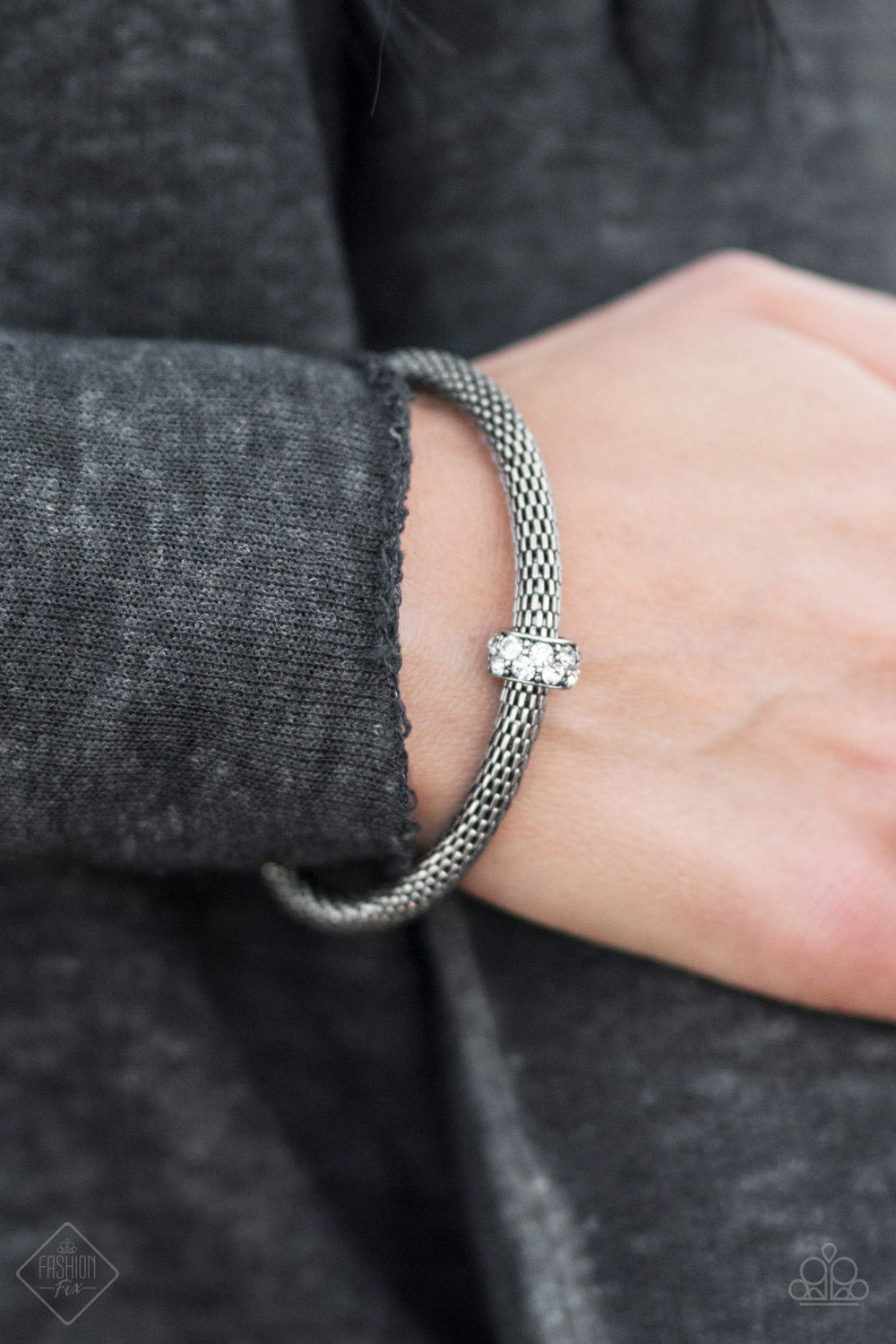 CACHE Or Card? - Silver Paparazzi Bracelet