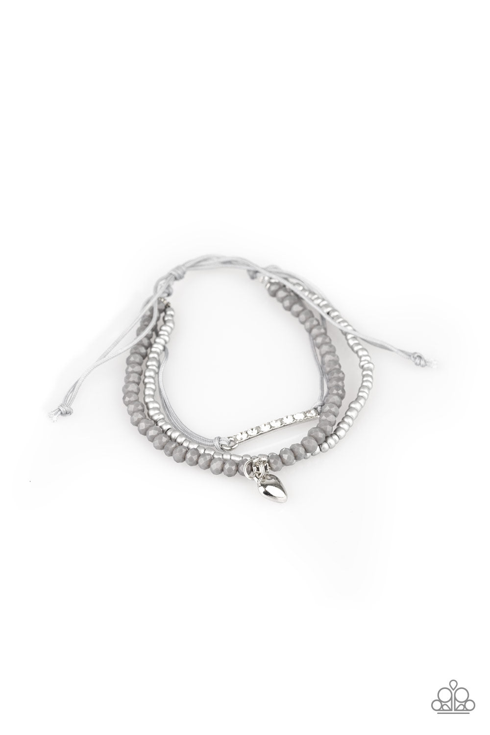 Reckless Romance - Silver Paparazzi Bracelet
