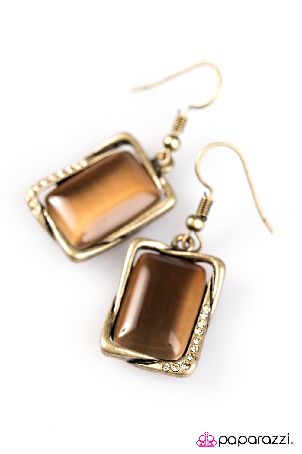 I DEW What I Want - Brass Paparazzi Earring