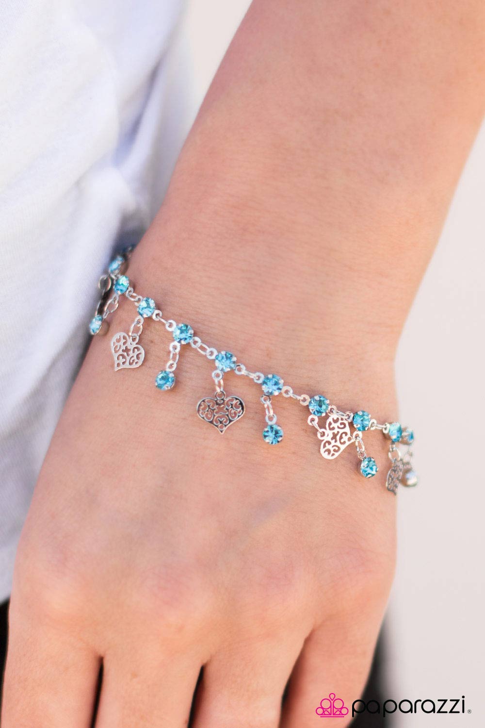 If My Heart Had Windows - Blue Paparazzi Bracelet
