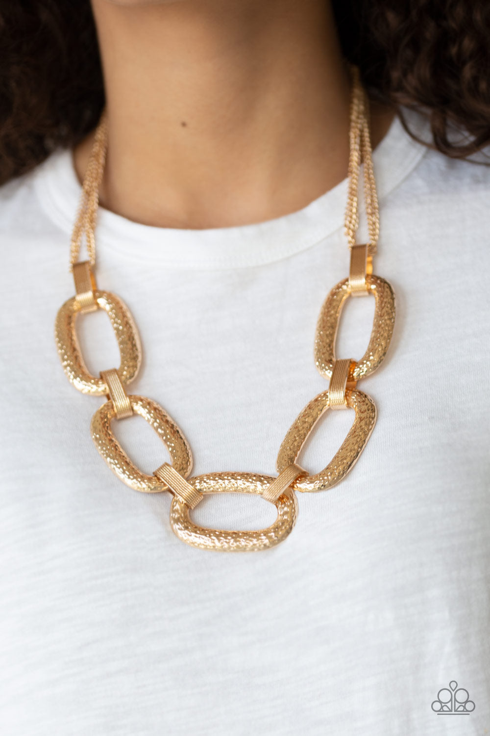 Take Charge - Gold Paparazzi Necklace