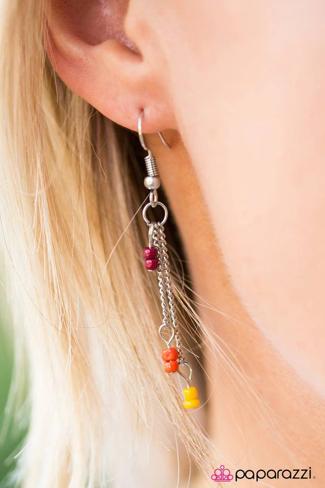 Color Outside The Lines - Multi Paparazzi Necklace