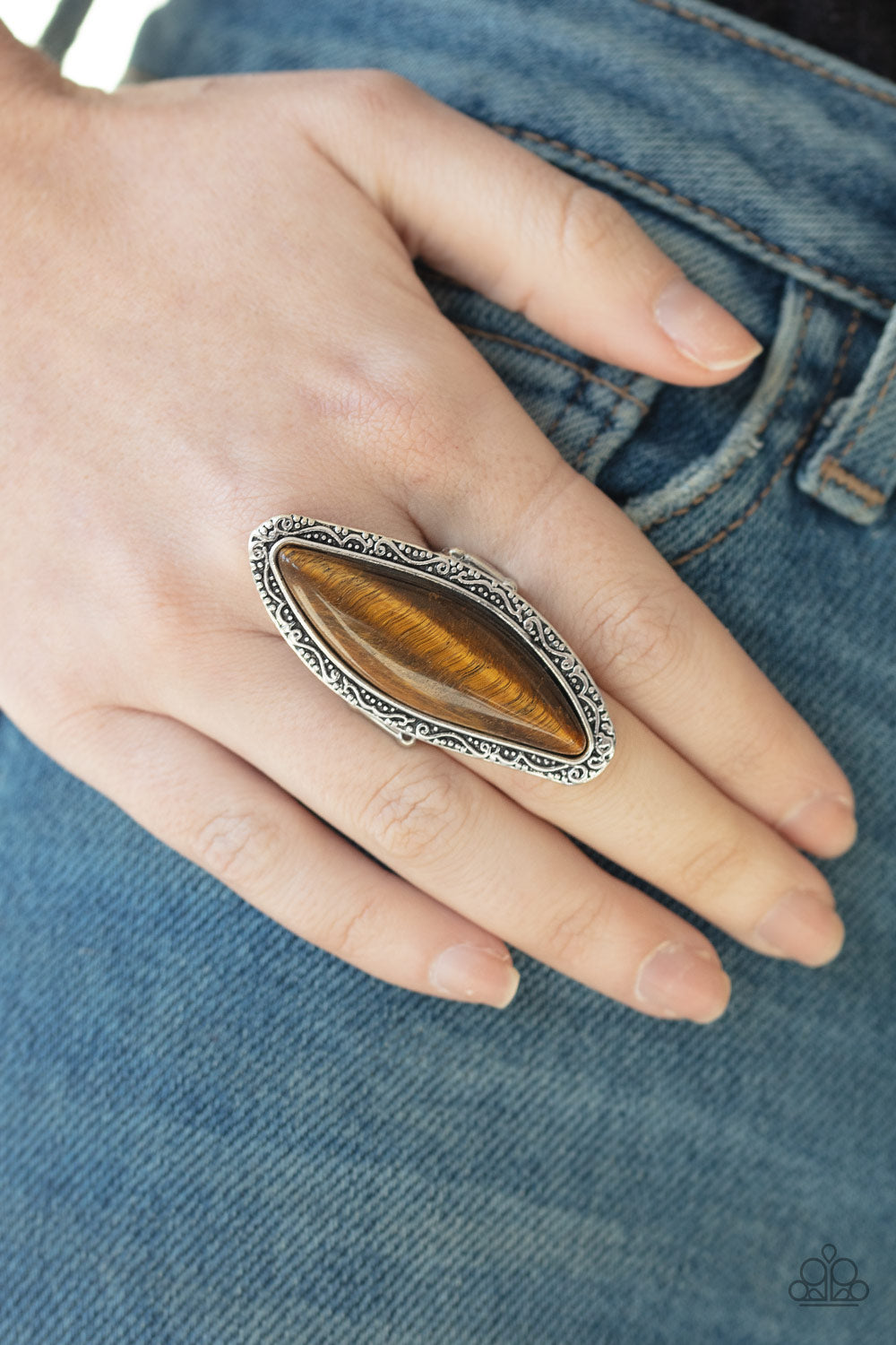 Mineral Mine - Brown Paparazzi Ring