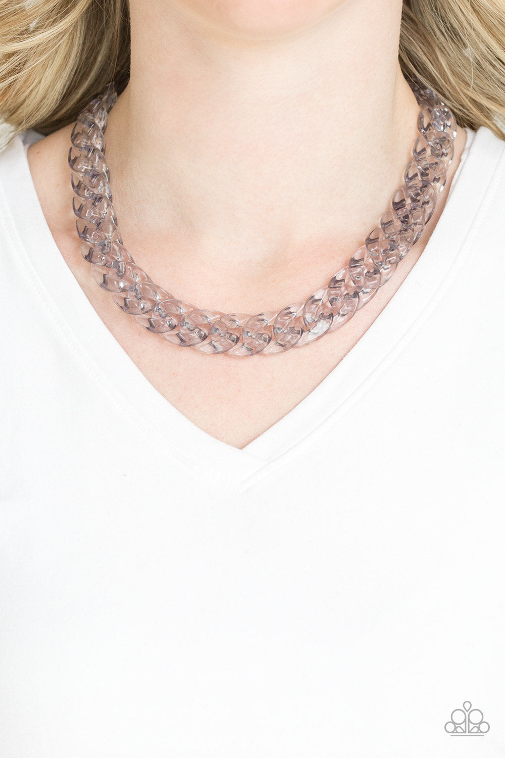 Put It On Ice - Silver Necklace