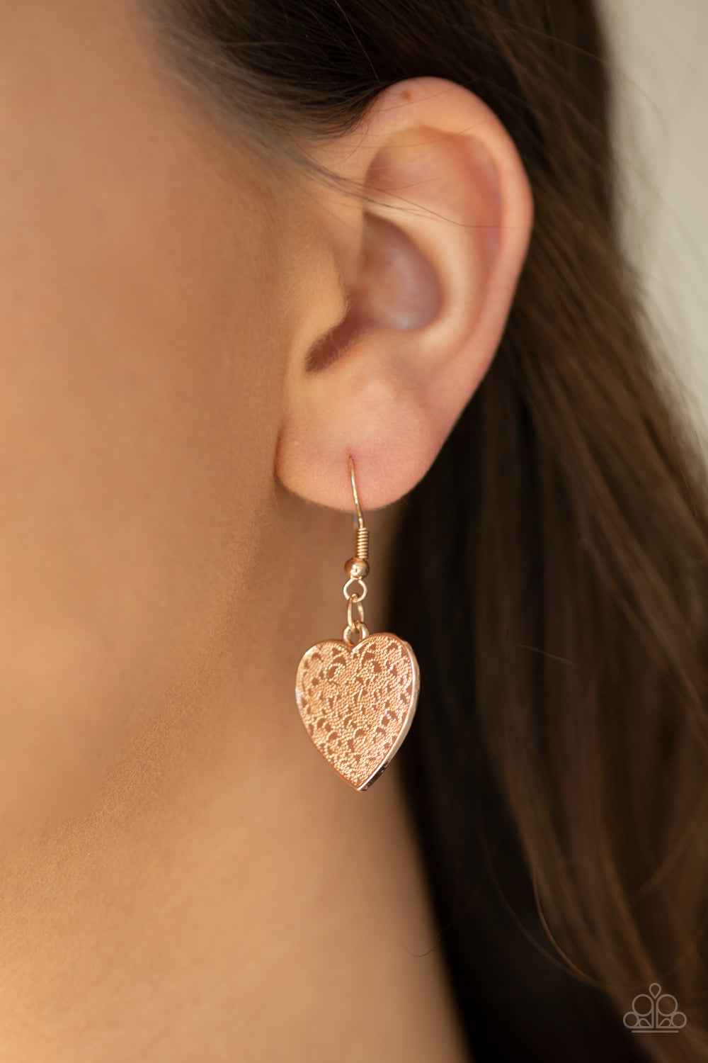Look Into Your Heart - Rose Gold Necklace
