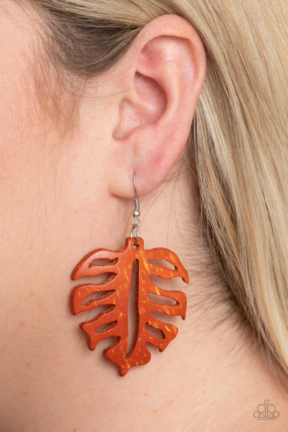 Shake Your PALMS PALMS - Orange Earring