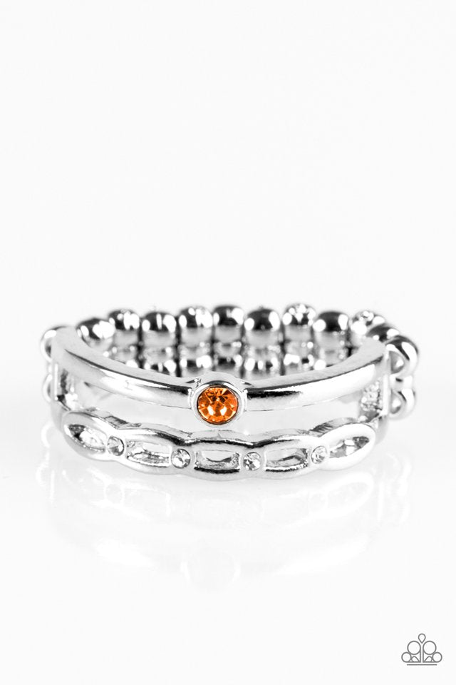 Fashion Week Fabulous - Orange Ring