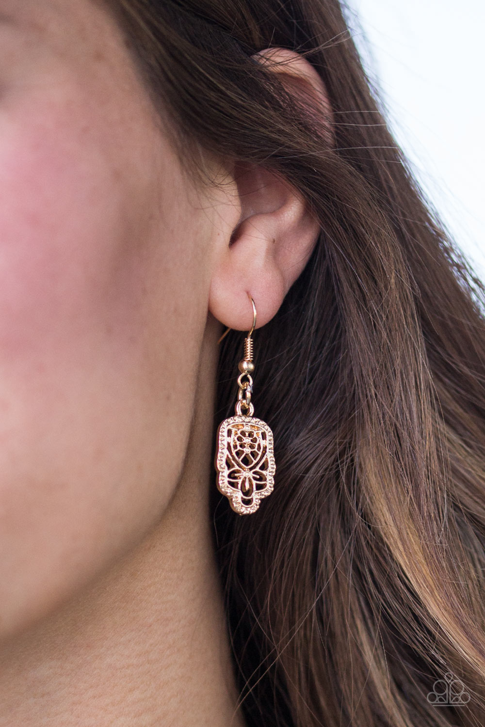 Empire State Shimmer - Gold Paparazzi Necklace