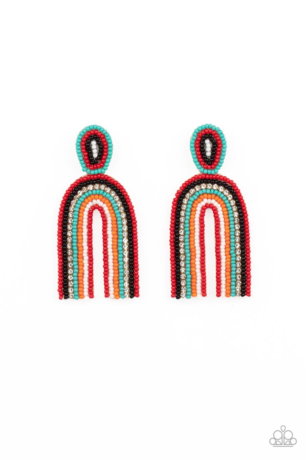 Rainbow Remedy - Multi Paparazzi Earring