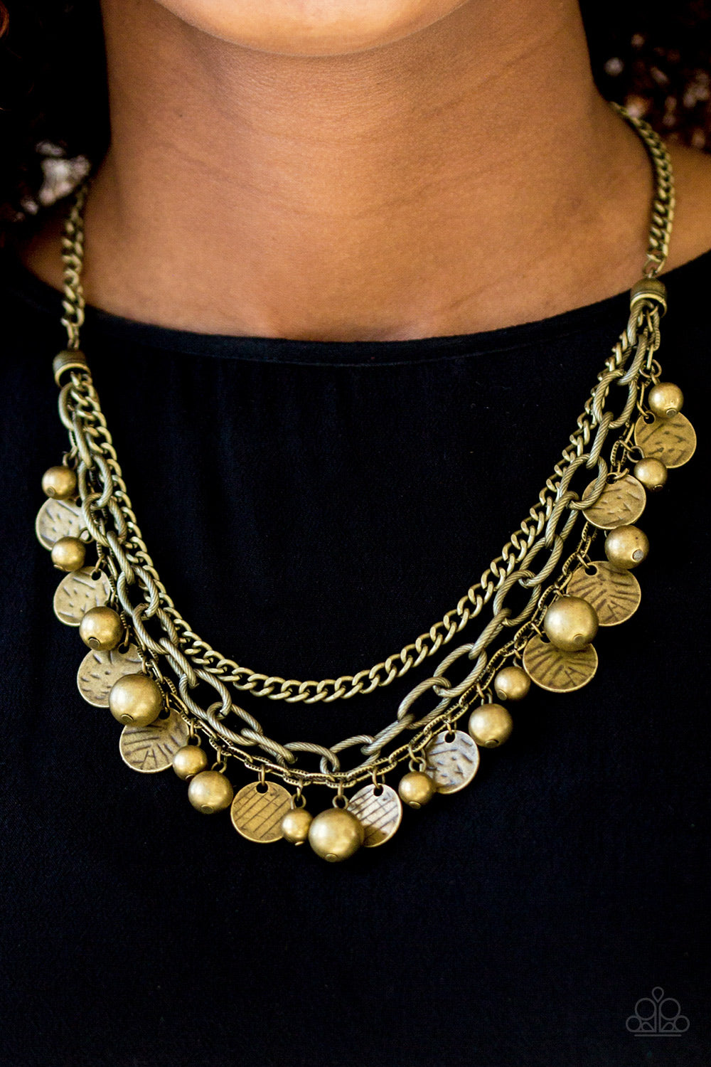 Cast Away Treasure - Brass Necklace