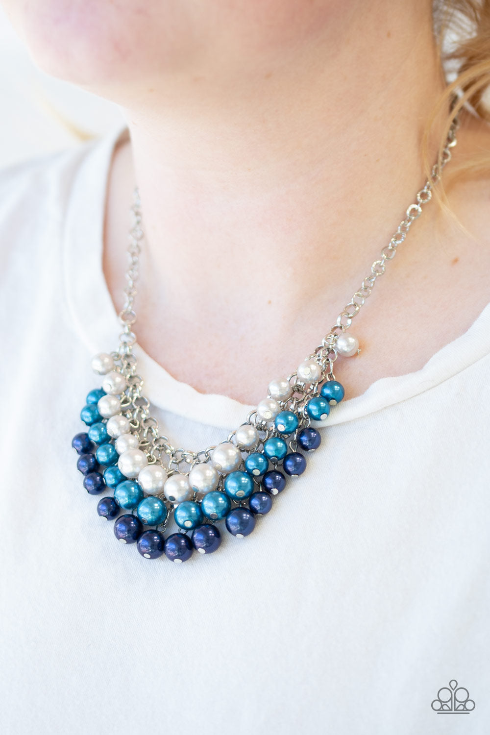 Run For The Heels! - Blue Necklace
