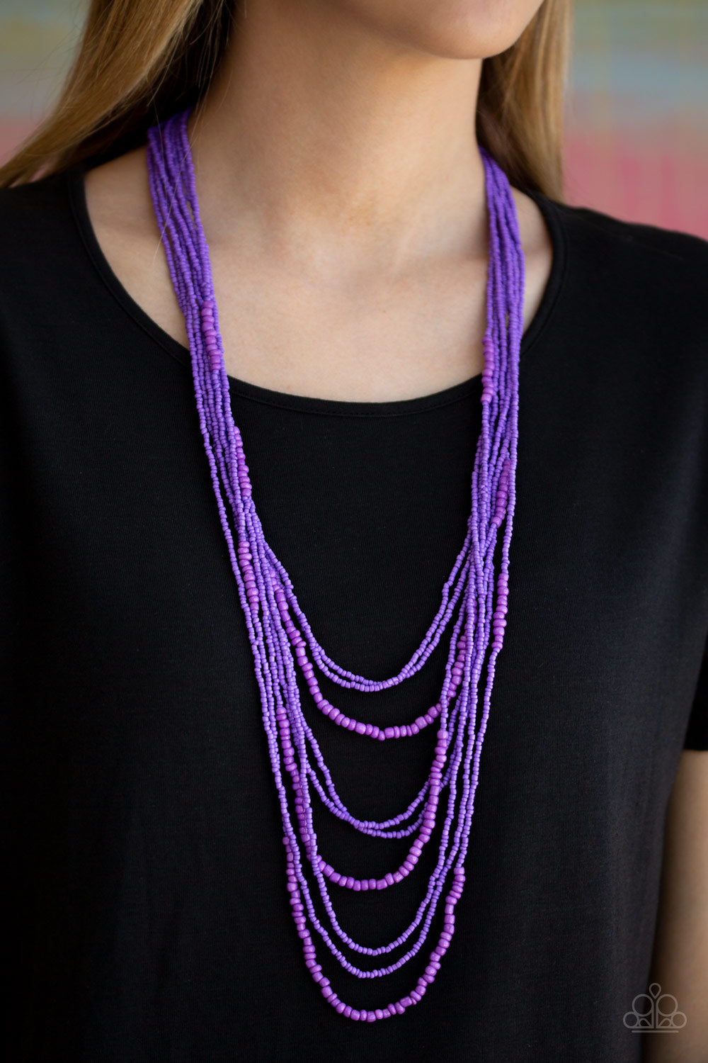 Totally Tonga - Purple Necklace