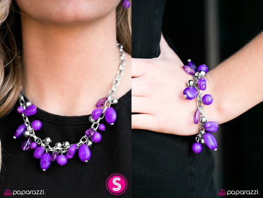 Ocean Sunset/Coral Sea - Purple Set