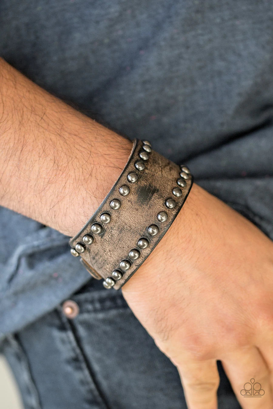 Cattle Drive - Brown Paparazzi Bracelet
