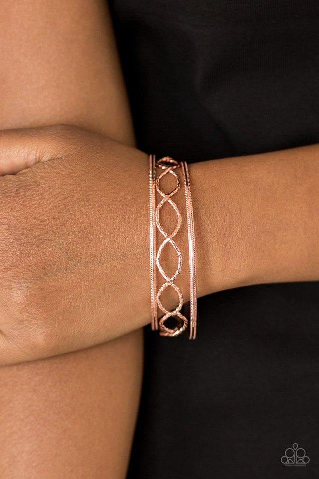 Metal Manic - Copper Paparazzi Bracelet