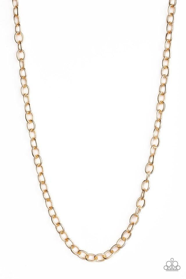 Courtside Seats - Gold Necklace