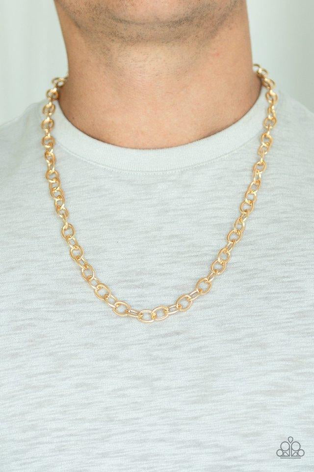 Courtside Seats - Gold Necklace