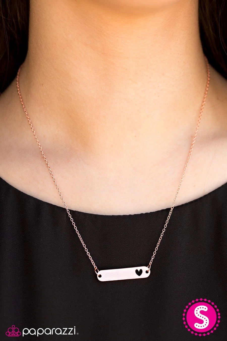 Fill Your Heart With Love - Copper Paparazzi Necklace