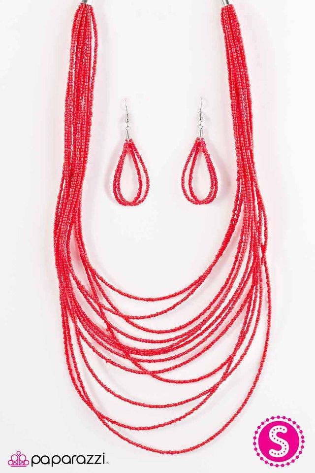 A BEAD-iful Adventure - Red Paparazzi Necklace