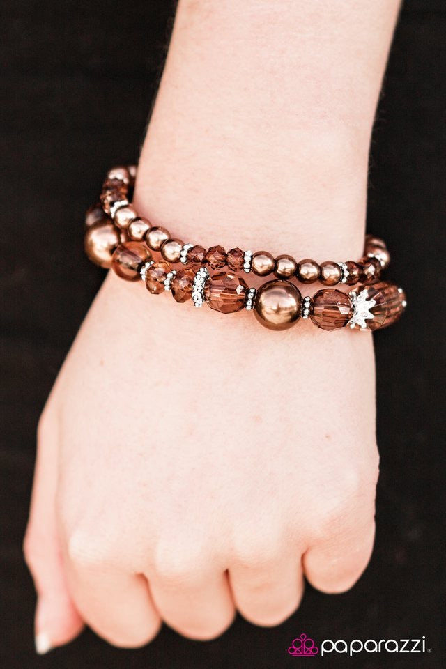 Glass Crowns - Copper Bracelet