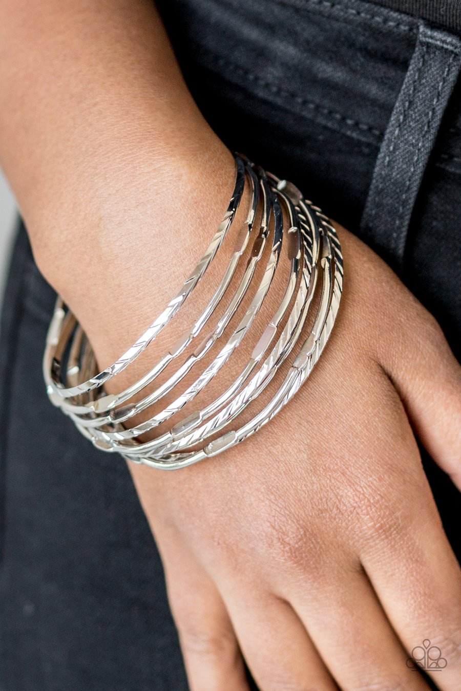 Urban Sprawl - Silver Paparazzi Bracelet