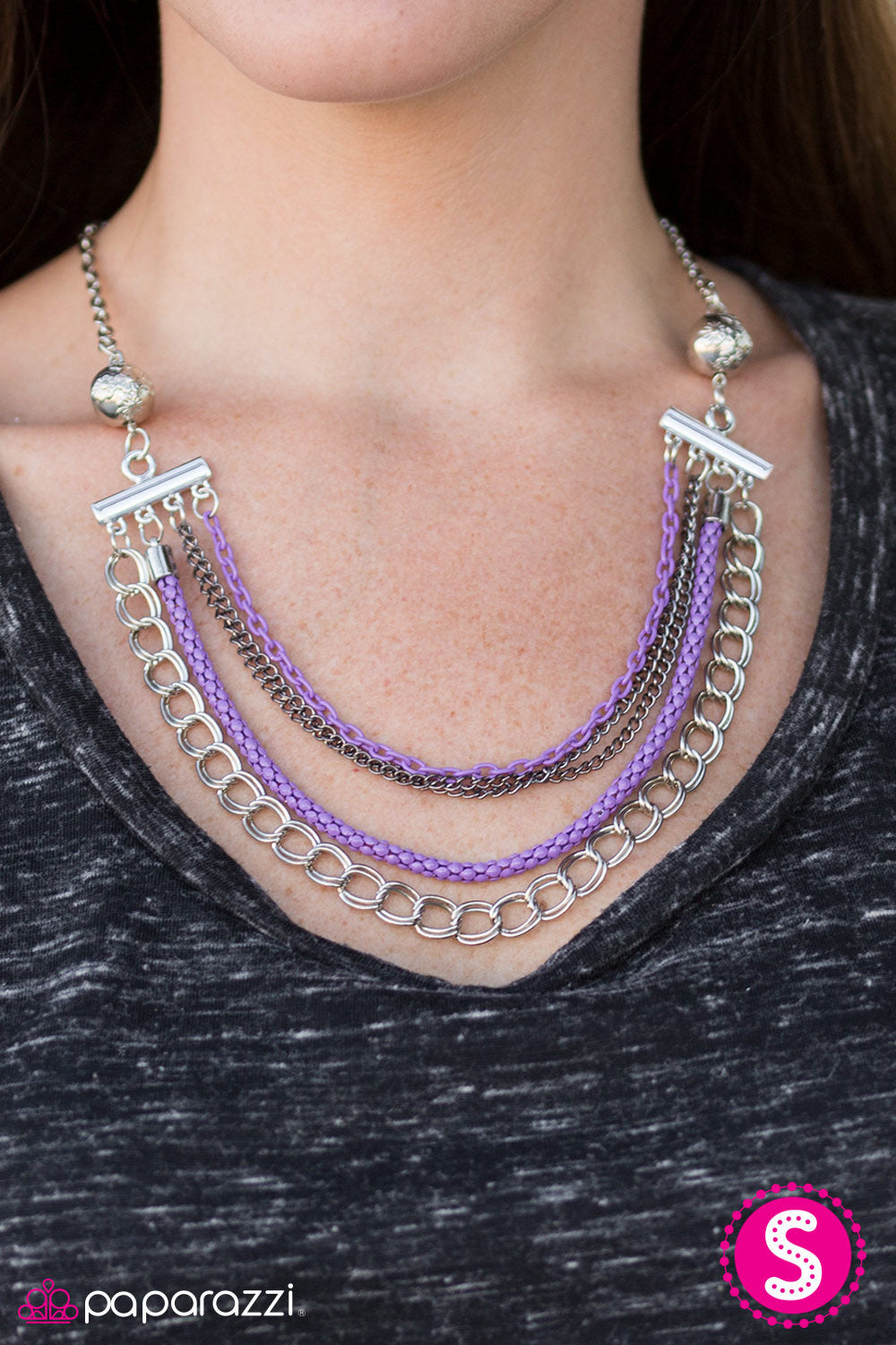 High-Intensity - Purple Necklace