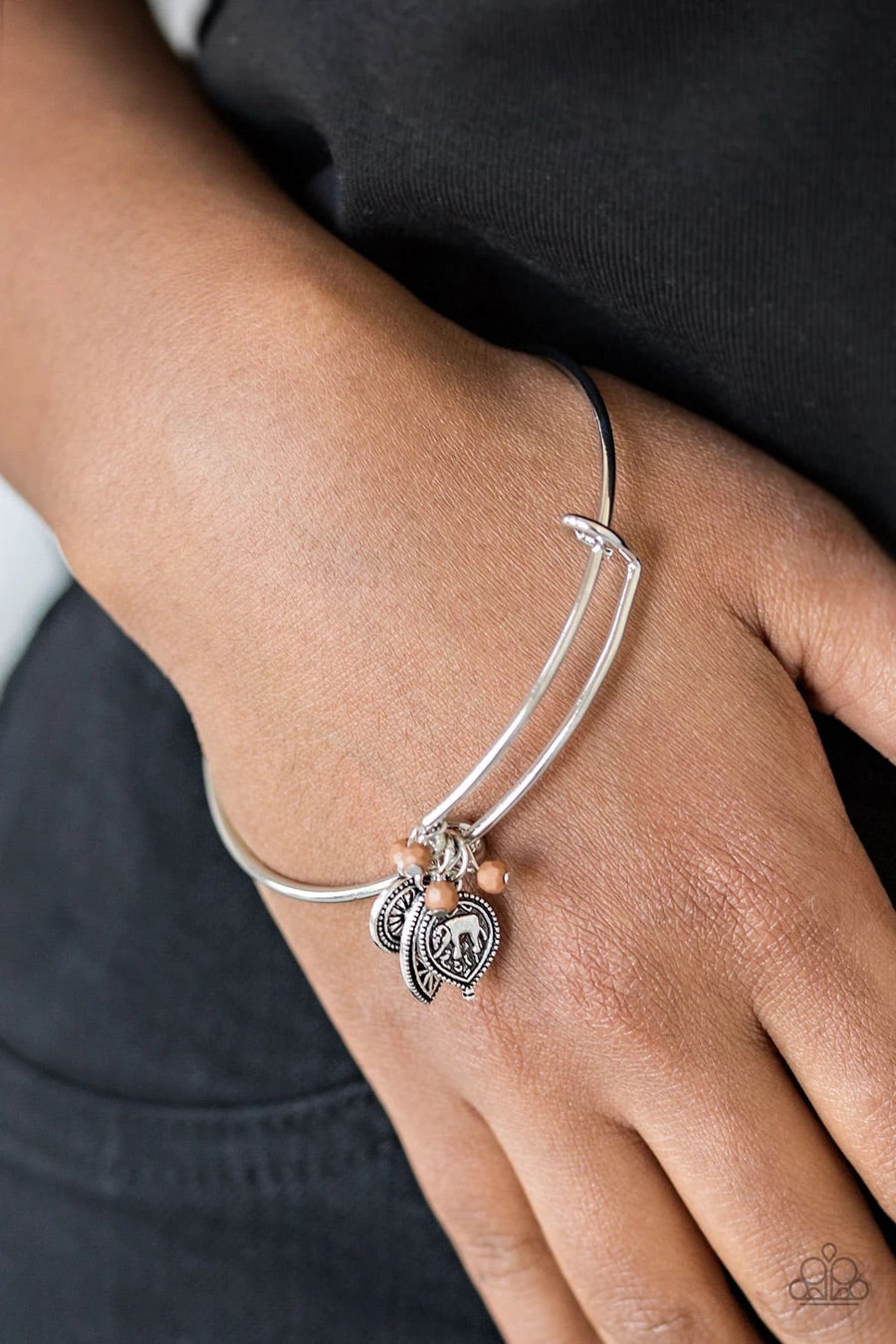 The Elephant In The Room - Brown Paparazzi Bracelet