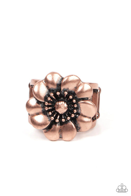 Floral Farmstead - Copper Paparazzi Ring