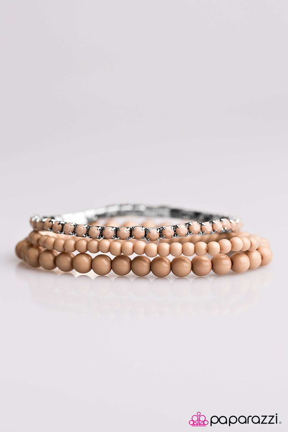 Pretty and Prim - Brown Paparazzi Bracelet