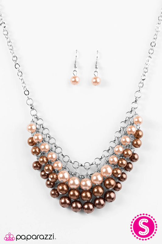Let's Be Mermaids - Brown Paparazzi Necklace