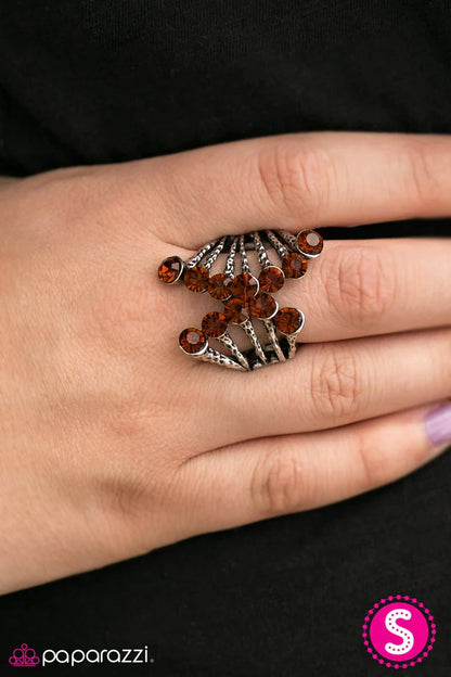 When The Stars Align - Brown Paparazzi Ring