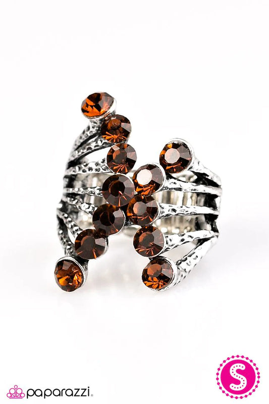 When The Stars Align - Brown Paparazzi Ring