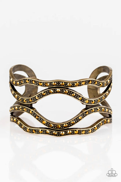 Speaks Volumes - Brass Paparazzi Bracelet