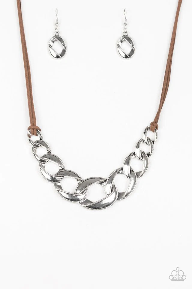 Naturally Nautical - Brown Paparazzi Necklace