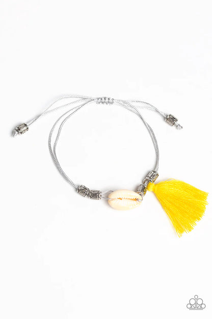 Sea If I Care - Yellow Paparazzi Bracelet