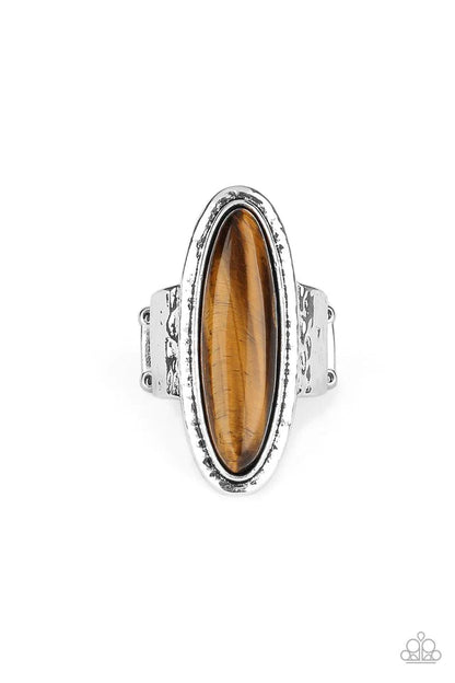 Stone Mystic - Brown Paparazzi Ring