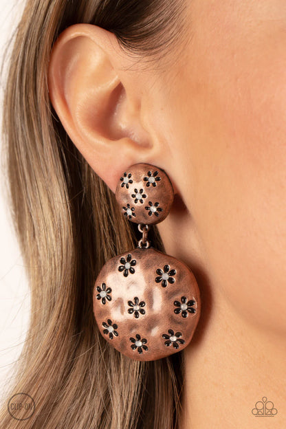 Industrial Fairytale - Copper Paparazzi Earring