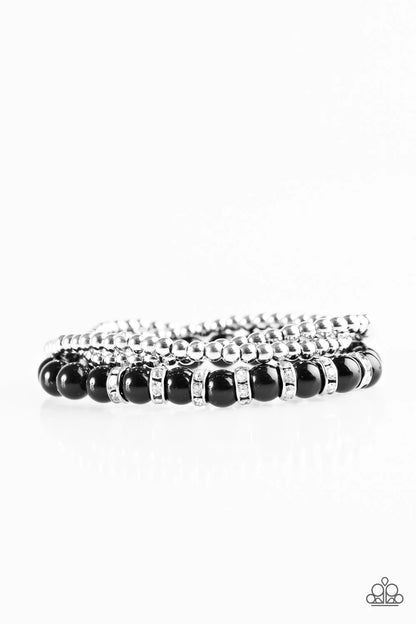 Perfect POSH-tire - Black Paparazzi Bracelet