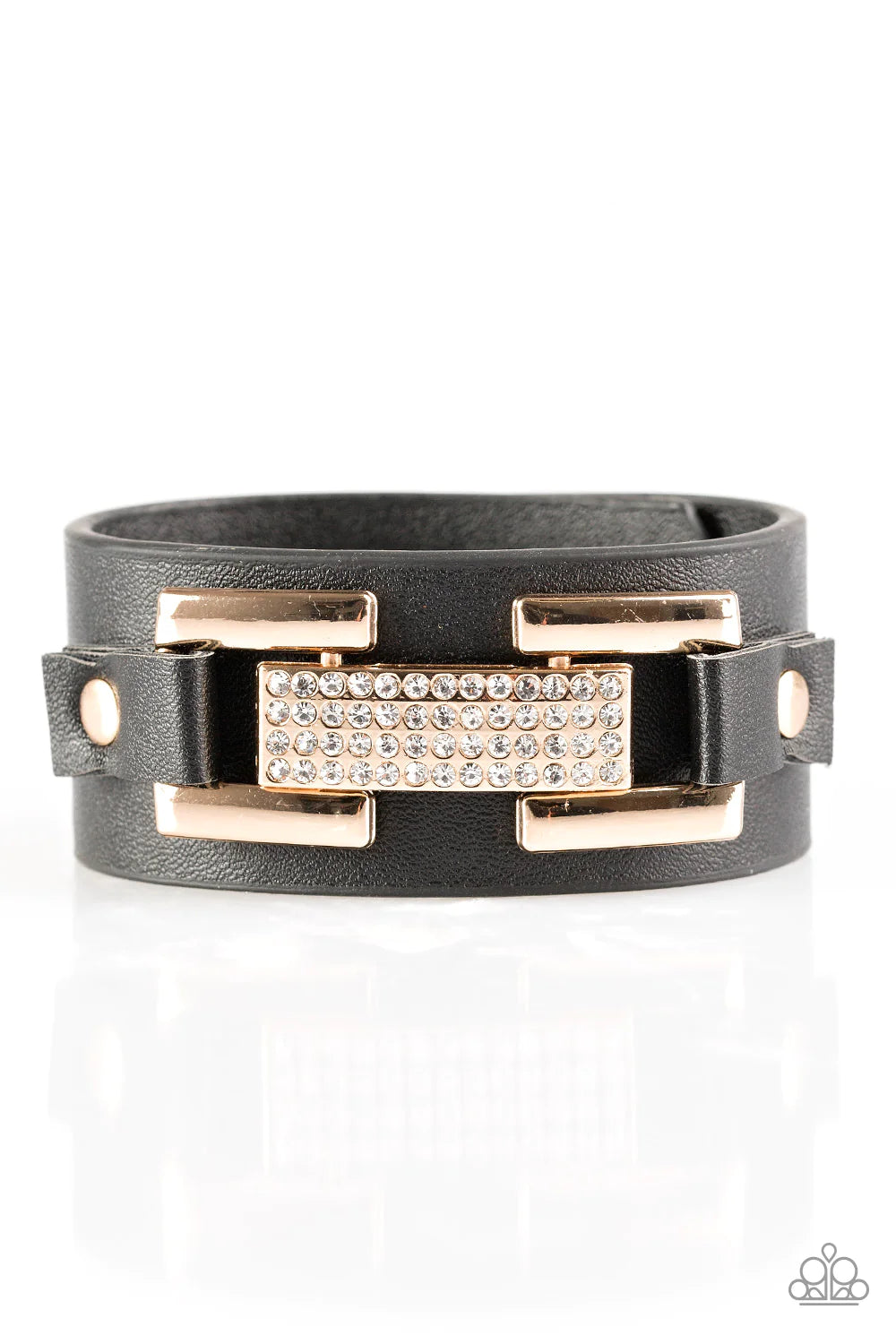 Going Platinum - Black Paparazzi Bracelet