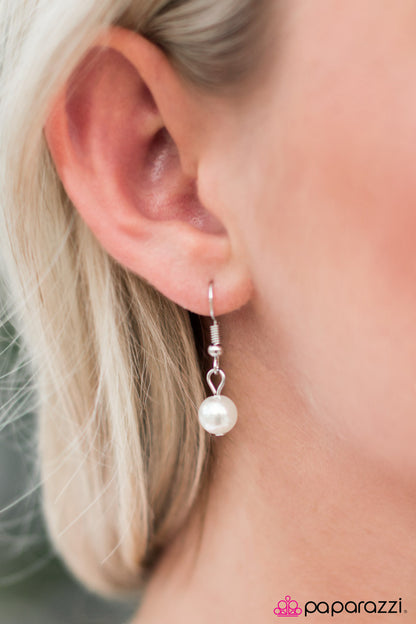 Subtle Hints - White Necklace