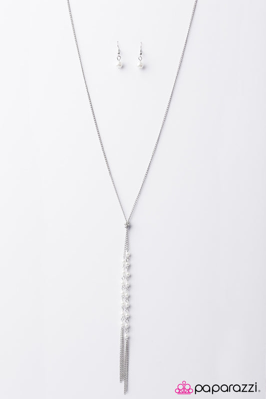 Subtle Hints - White Necklace