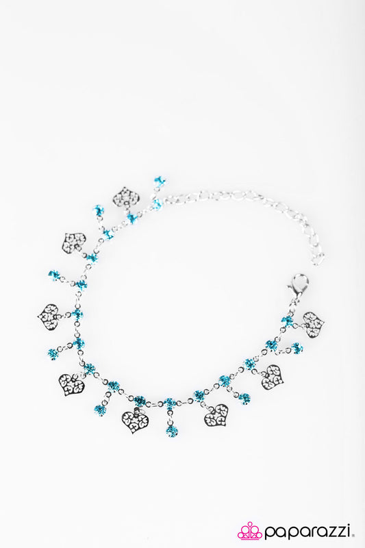 If My Heart Had Windows - Blue Paparazzi Bracelet