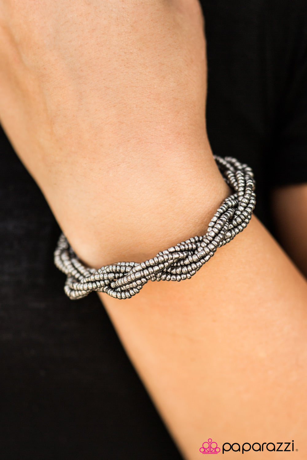 Bead-iful Girls - Silver Paparazzi Bracelet