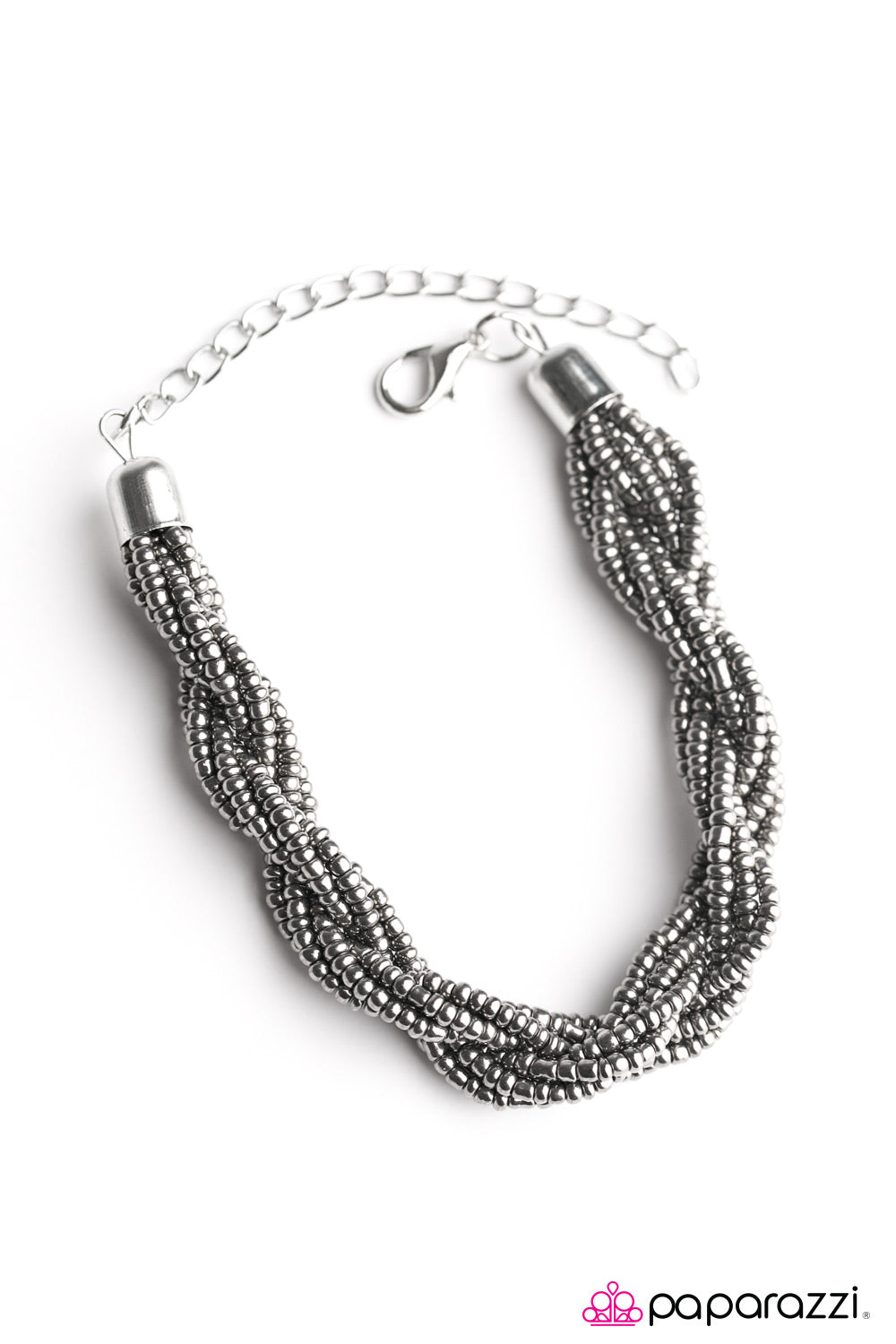Bead-iful Girls - Silver Paparazzi Bracelet