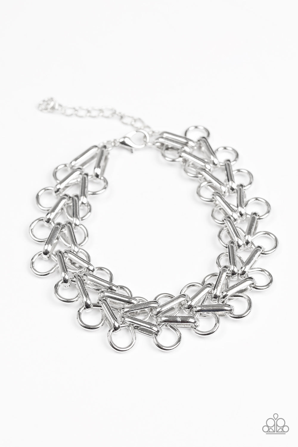 Atlanta Attitude - Silver Paparazzi Bracelet