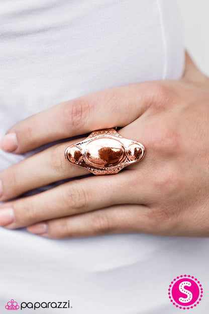 Radiant Relic - Copper Paparazzi Ring