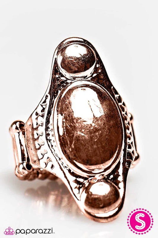 Radiant Relic - Copper Paparazzi Ring