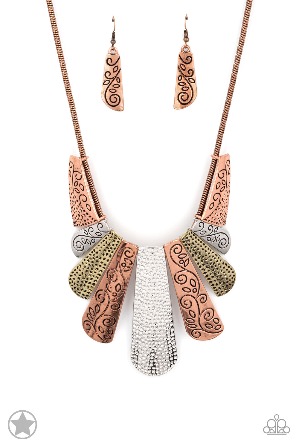 Untamed - Copper Paparazzi Necklace