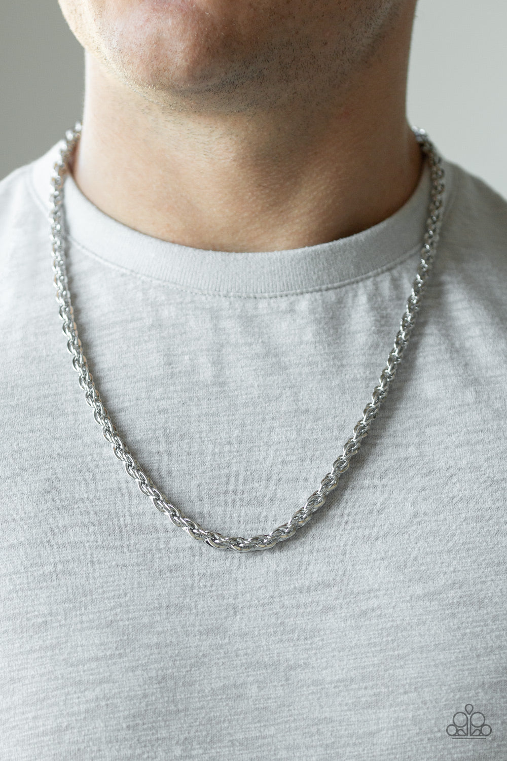 Instant Replay - Silver Necklace