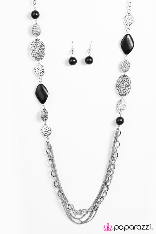 Saloon Style - Black Necklace